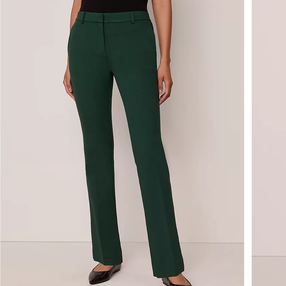 Green Curvy Work Pants